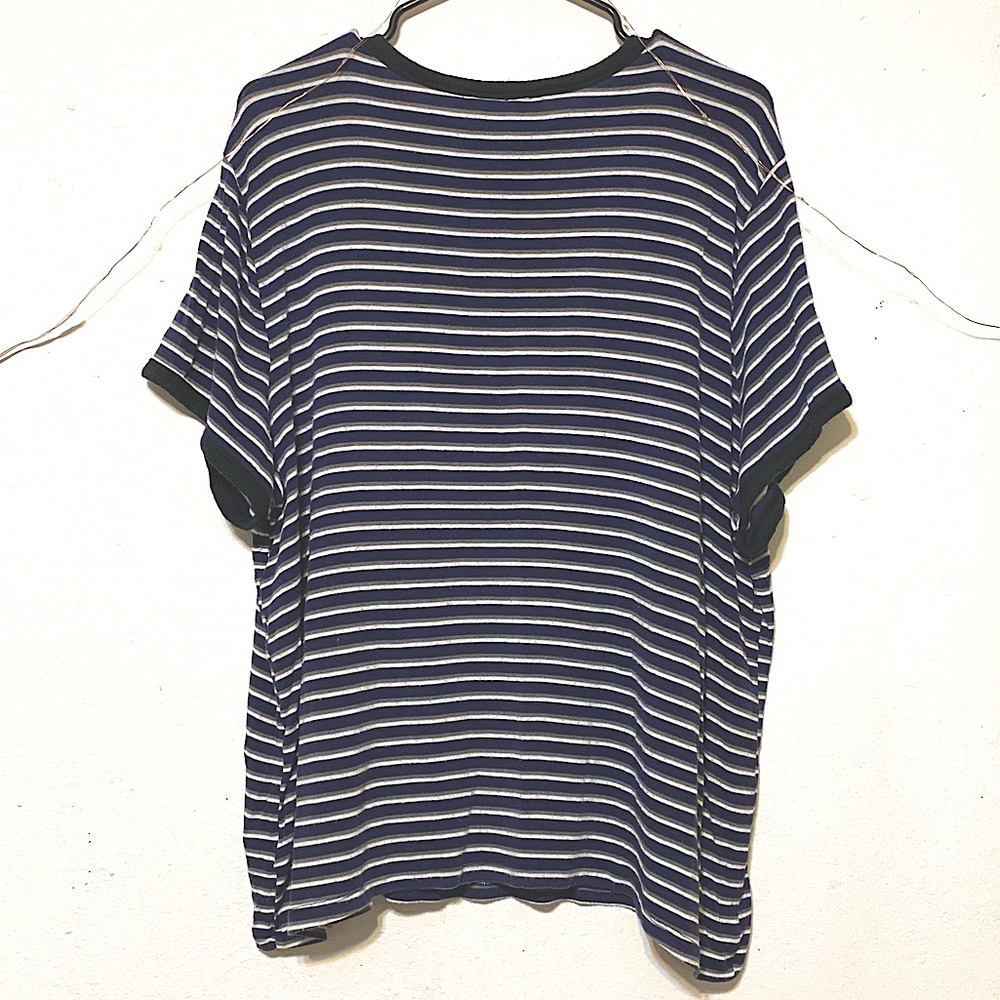 Lovesick (Torrid) Boxy Striped Ringer Tee - Picture 4 of 7